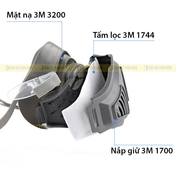 Tấm giữ phin lọc tấm lọc bụi 3M 3700
