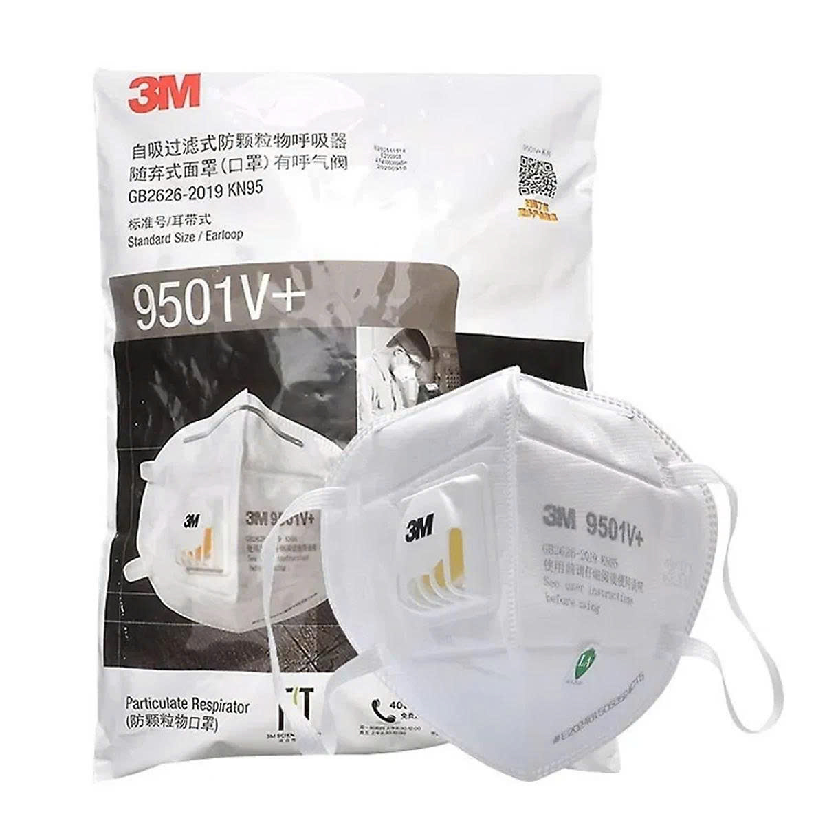 	KHẨU TRANG BẢO VỆ HÔ HẤP 3M 9501V
