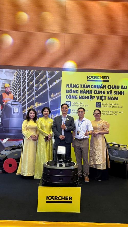 Gian hàng Karcher tại Đại hội Toàn quốc lần thứ V - Fusico Hợp Nhất