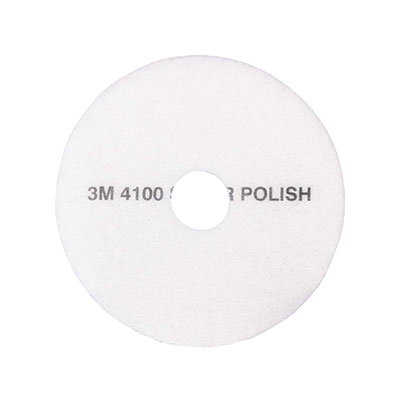 Pad chà sàn 3M 4100 White Super Polish 16 inch (thùng 5 cái) 