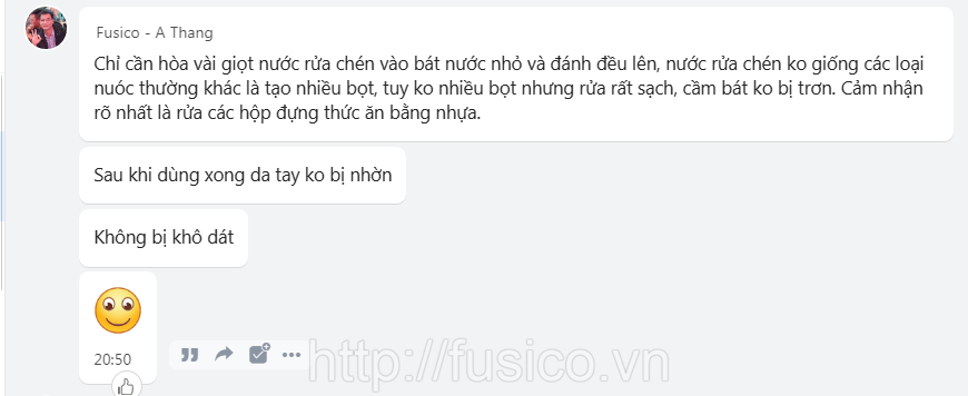Phản hồi khách hàng về nước