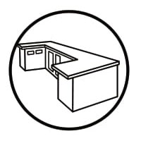 Sử dụng miếng chùi 3M 74 vệ sinh mặt bàn