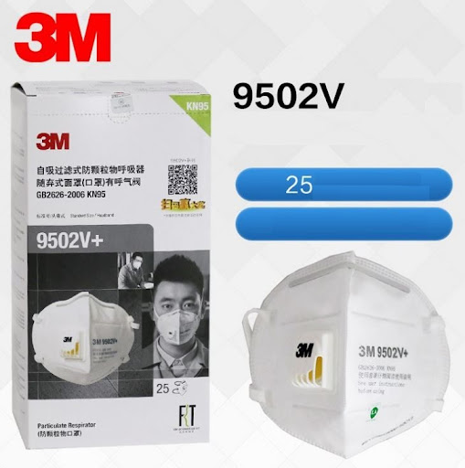 Bao bì khẩu trang chống bụi 3M 9001V