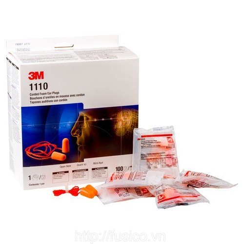 Nút bịt tai chống ồn có dây 3m 1110