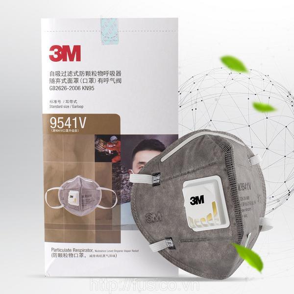 Hộp khẩu trang lọc bụi 3m 9541v có van thở