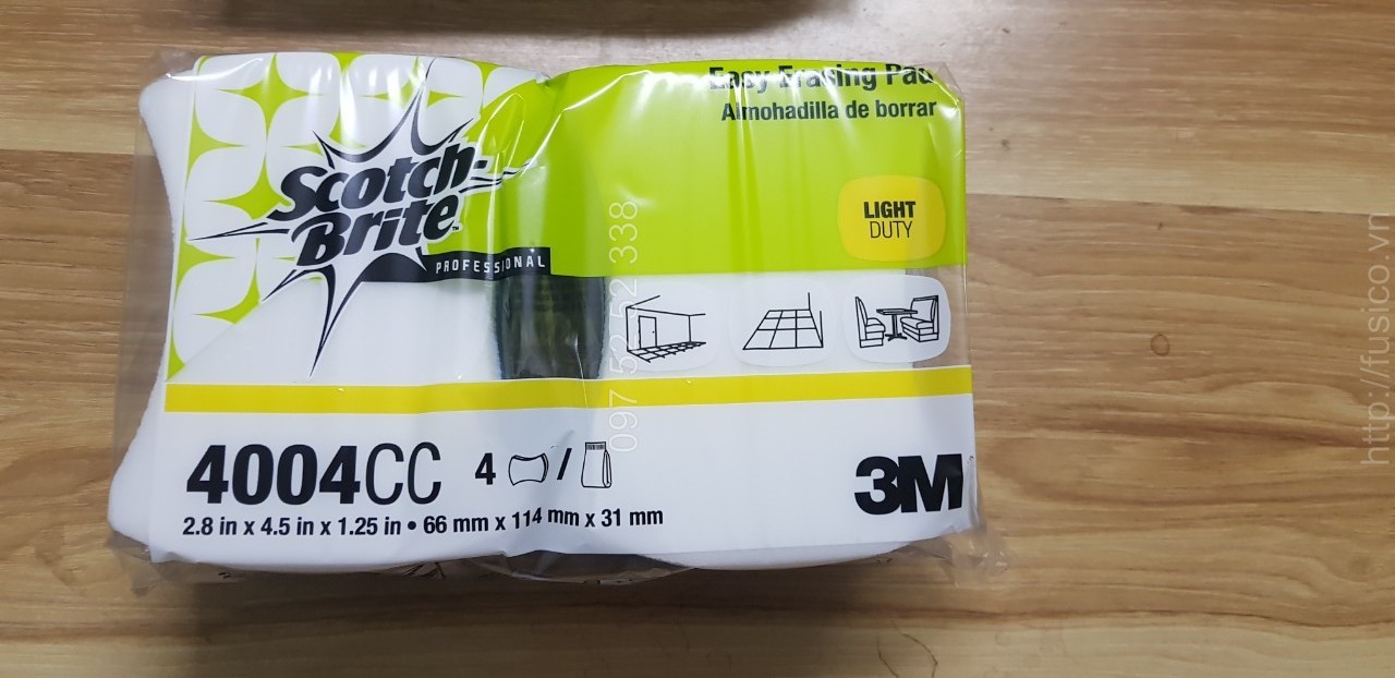 Ảnh thực tế miếng chùi 3m 4004