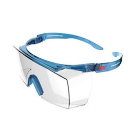 Kính bảo hộ 3M SF3701ASGAF chống bụi, chống tia UV99.9%, chống đọng sương, chống trầy xước (màu xanh dương)