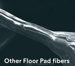 Cấu tạo sợi không dệt pad chà sàn hãng khác