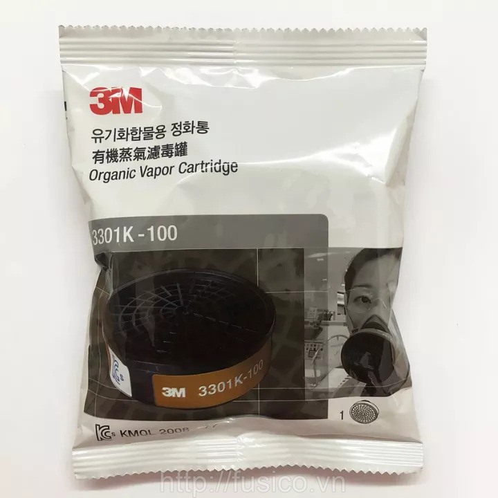 Phin lọc hơi hữu cơ 3m 3301k-100