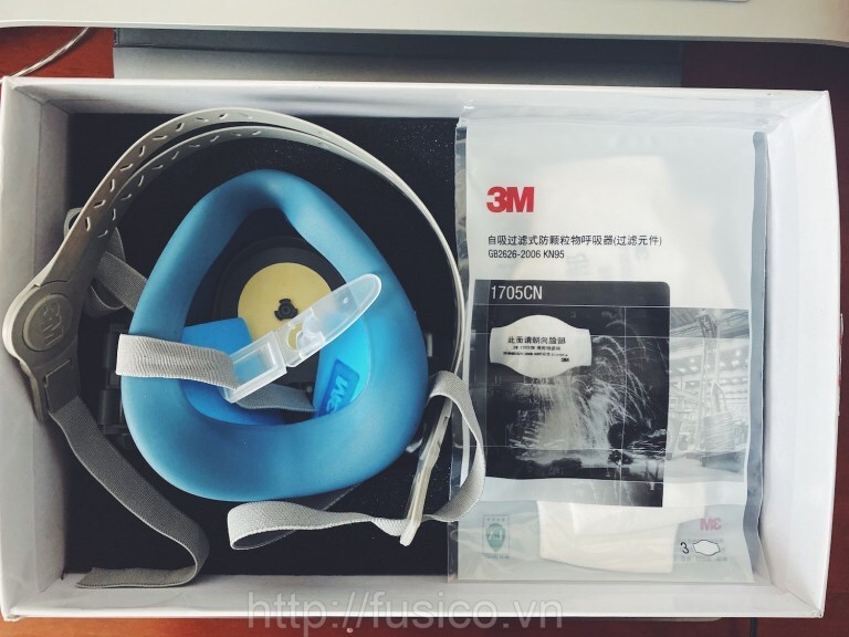 Bao bì mặt nạ phòng độc 3M HF 52