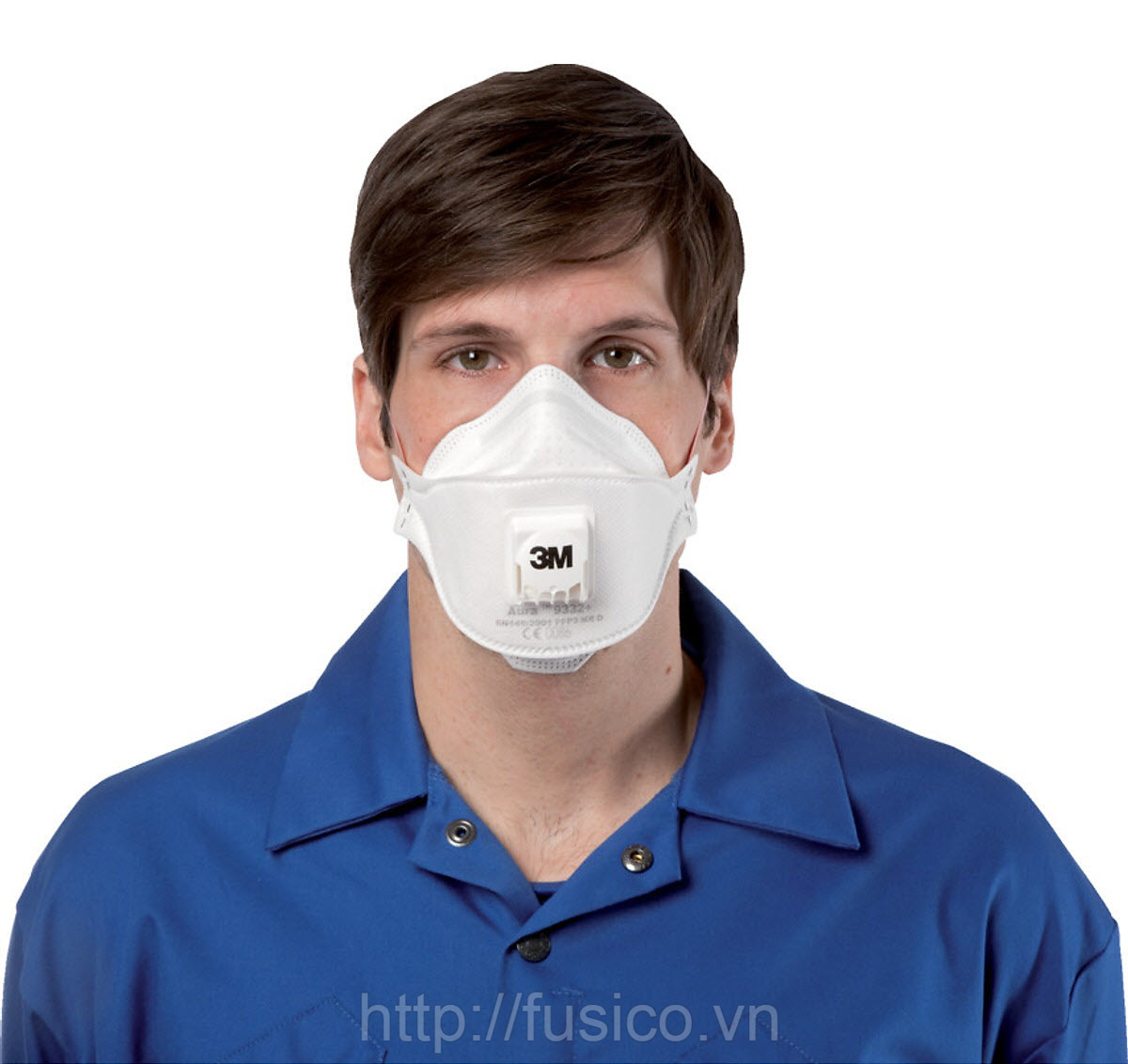 Thiết kế ôm khít khuôn mặt khẩu trang 3m 9332A p3