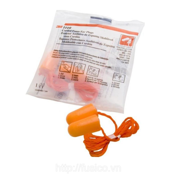 Nút bịt tai chống ồn có dây 3m 1110