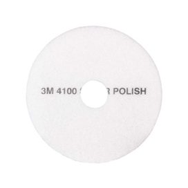 Pad chà sàn 3M 4100 White Super Polish 16 inch (thùng 5 cái)