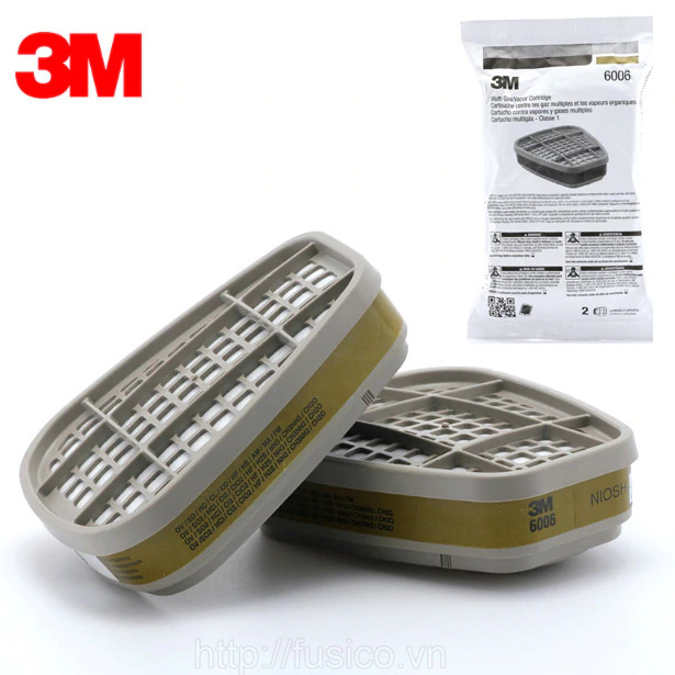 Mặt nạ phòng độc 3M 6200 nửa mặt cỡ vừa