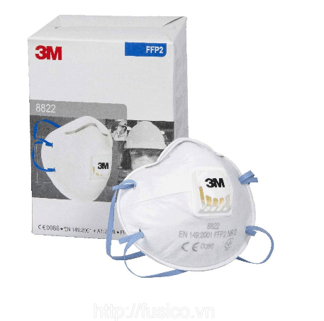 Hộp khẩu trang 3m 8822 đạt tiêu chuẩn P2 Châu Âu