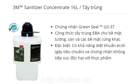 Hóa chất lau sàn diệt khẩu 3M 16L
