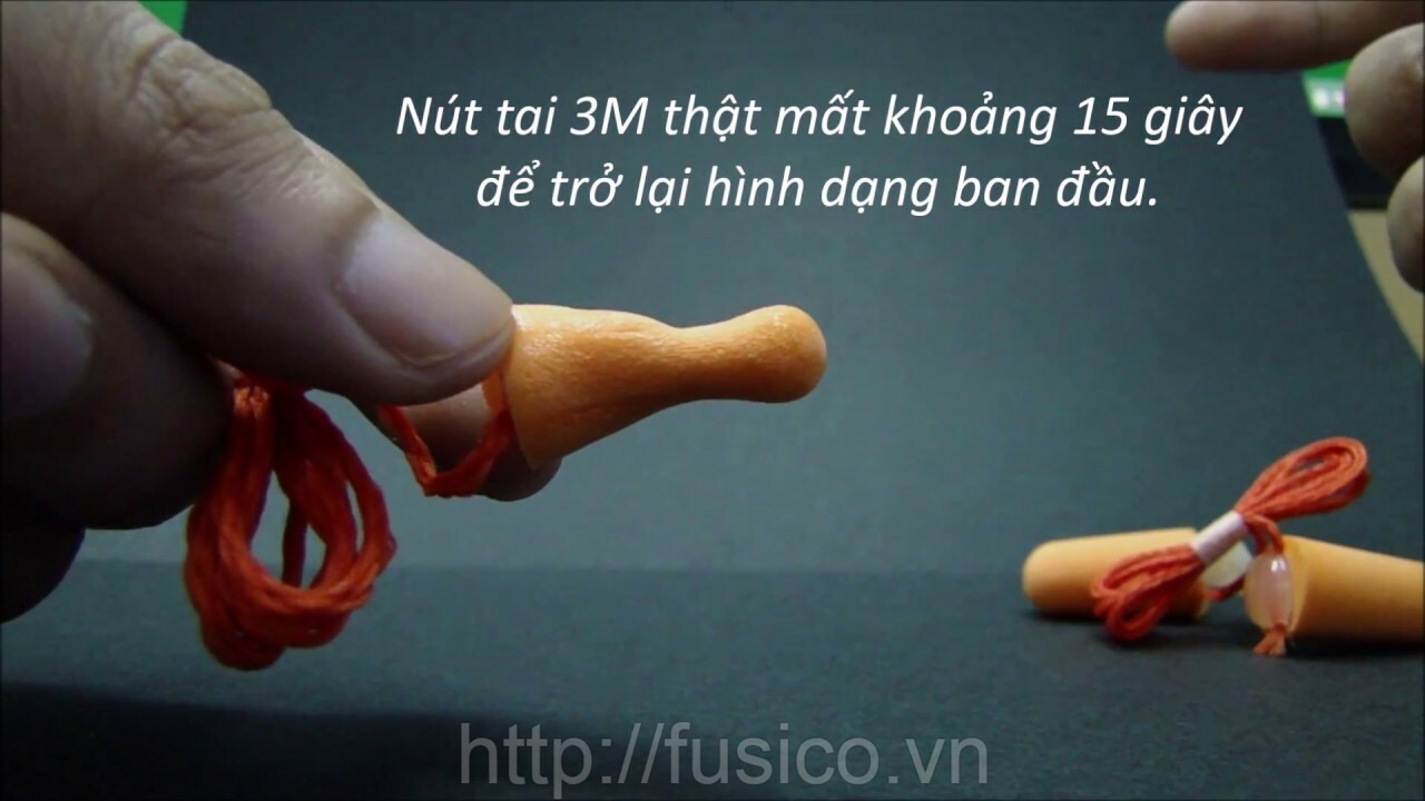 Mức độ đàn hồi nút bịt tai chống ồn có dây 3M 1110