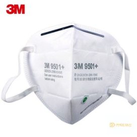 Khẩu trang 3M 9501 lọc ít nhất 95% bụi mịn, hóa chất