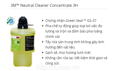 Hóa chất lau sàn 3M 3H