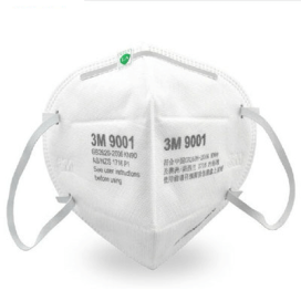 Khẩu trang 3M 9001A P1 lọc ít nhất 80% bụi mịn, vi khuẩn, vi rút