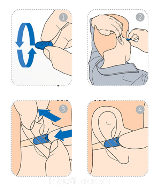 Hướng dẫn sử dụng nút bịt tai chống ồn không dây 3M 1100